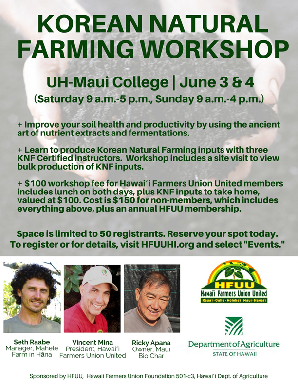 KNF Farming Workshop Poster